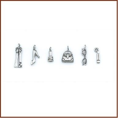 Individual Diva Stock Wine Charms