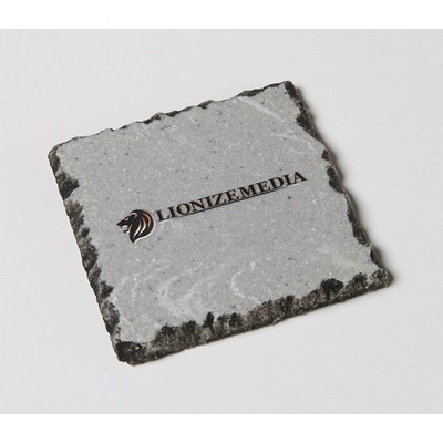 Chiseled Edge Coaster w/Accent Wash