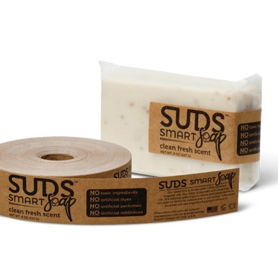 One Color Fasturn® Square Cut Labels (13 to 16.99 Square Inches)