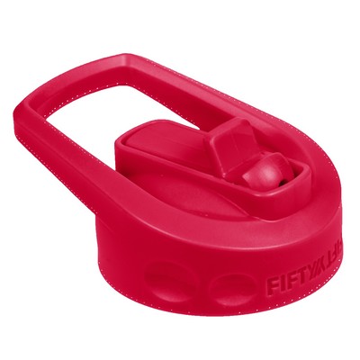 Red Wide Mouth Straw Lid