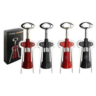 Tarvernello Wing Corkscrew w/Black Enameled Body
