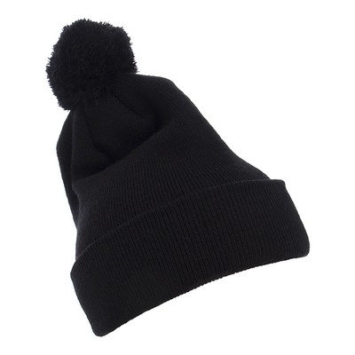 YP Classic™ Pom-Pom Cuffed Knit Beanie