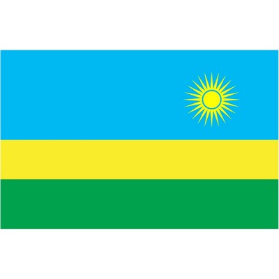 Rwanda National Flag (4'x6')