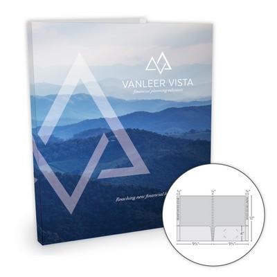 2 Pocket Expandable Folder with 2 Reinforced Edges - Holds 50 Sheets