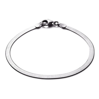 Jilco Inc. Sterling Silver Herringbone Bracelet