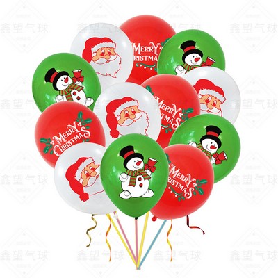 Custom 22" Christmas balloons