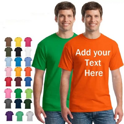 Customized Shirts Cotton Short Sleeve Men T Shirts