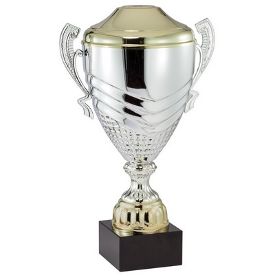 Silver Cup Trophy 17 1/2" H