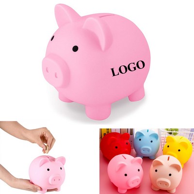 Unbreakable Rubber Classic Coin Bank