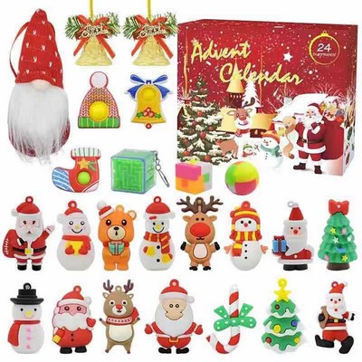 10.2x11.8x2.17" 24 Days Christmas Advent Calendar