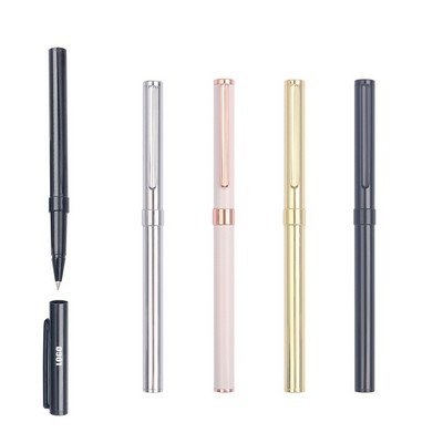 Metal Pen w/Flat Cap