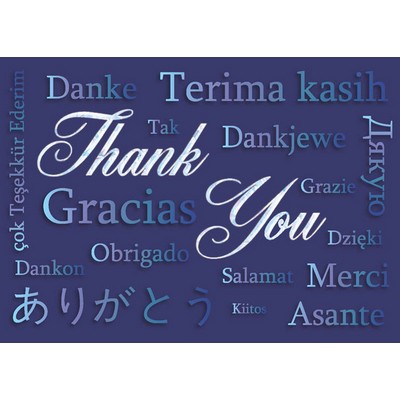 Multi-lingual Thanks!