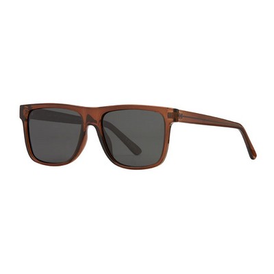 Diego Crystal Brown Polarized Sunglasses