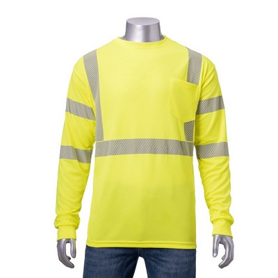 Rush - Long Sleeve Reflective SS T-Shirt - Birdseye Mesh