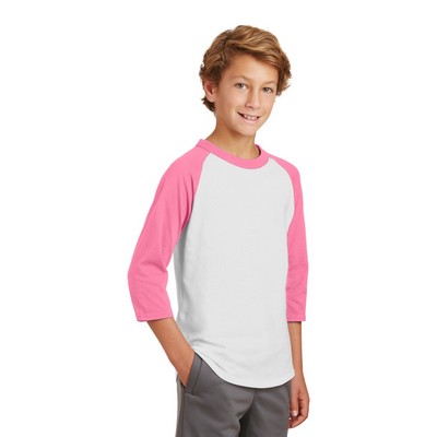 Sport-Tek® Youth Colorblock Raglan Jersey