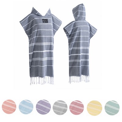Hooded Poncho Beach Changing Towel