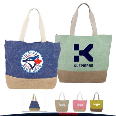 Smbio Jute Tote Bag