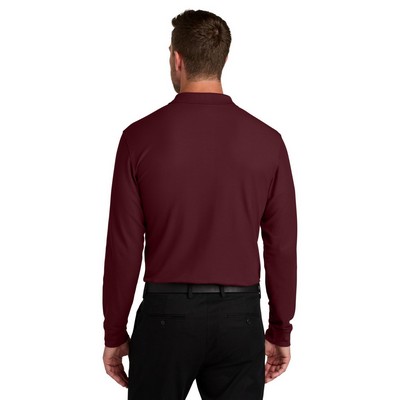 Port Authority Wearever Signature Pique Long Sleeve Polo