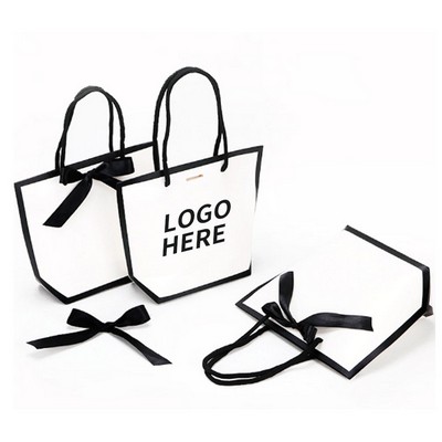 Fashion Boutique's Solid Color Tote with Bow Gift Wrap