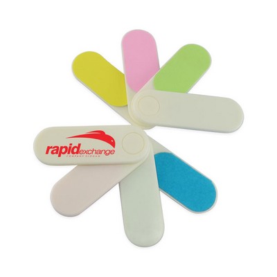 4" 1 Plastic Mini Nail File & Buffer