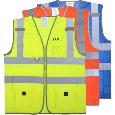 High Visibility Reflective Safety Vest