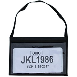 Demo License Plate Holder W/ Strap