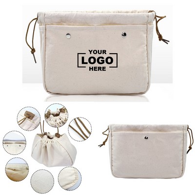 Canvas Cosmetic Pouch