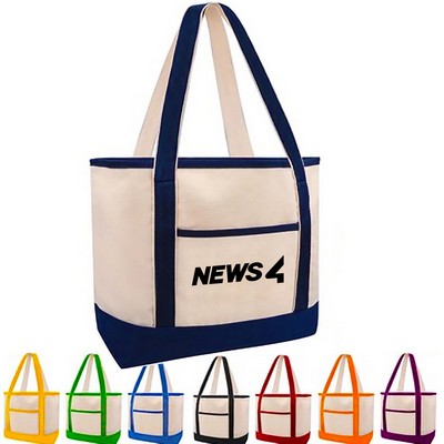 12 oz Cotton Canvas Tote Bag