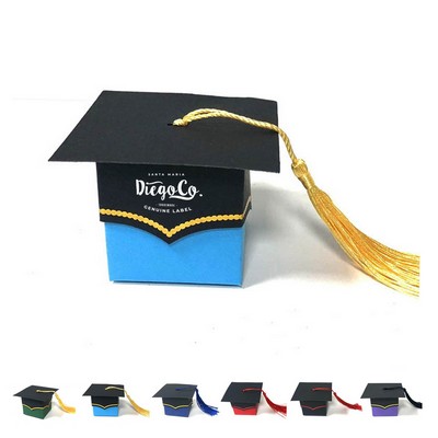 Graduation Cap Shaped Paper Candy Box