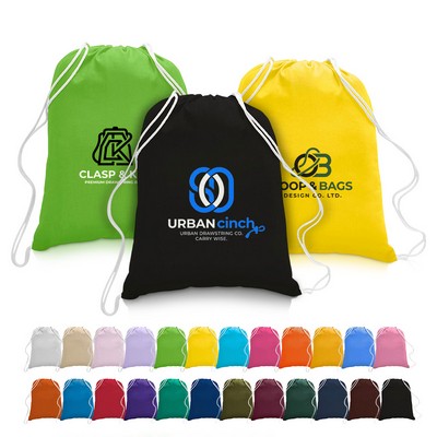 Small Economical Cotton Drawstring Sports Pack