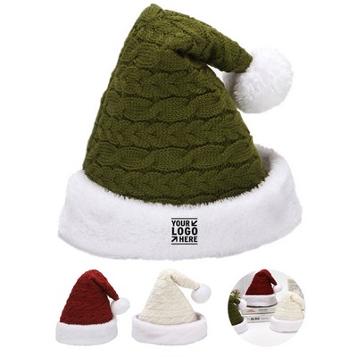 Festive Wool Knit Hat
