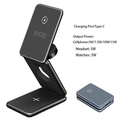 Magnetic Wireless Charger Desktop Phone Stand