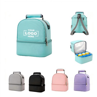New Portable Double-Layer Breastmilk Cooler Bag Insulated Breastfeeding Storage Bag