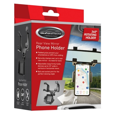 Rear View Mirror Phone Holder