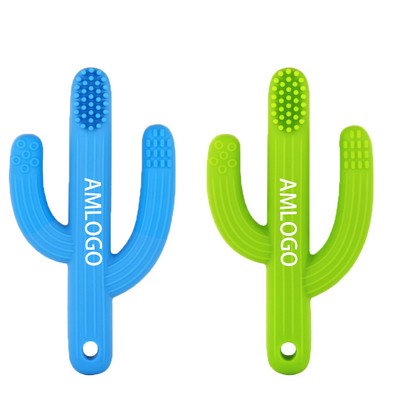 Cactus Teether Baby Toothbrush