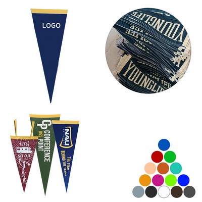 Felt Triangular Advertising Banner