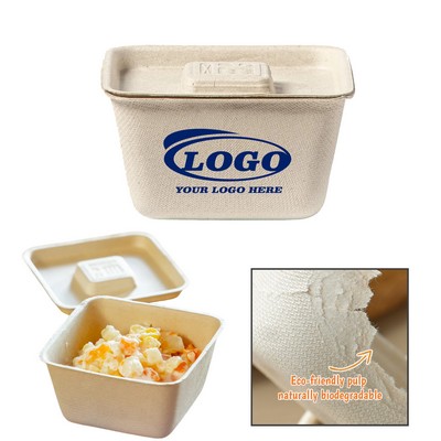 Eco Friendly Disposable Food Storage Box With Lid For Takeaway