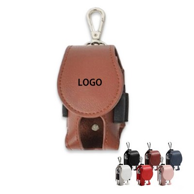 Waterproof Pu Golf Ball Pouch