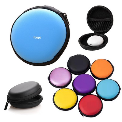 Round EVA Earphone Case & Storage