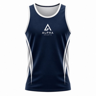 Brushed Milk Silk Unisex Sublimated Jersey Tank Top