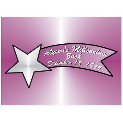 Star Banner Rectangle Metal Photo Magnet (2"x3")