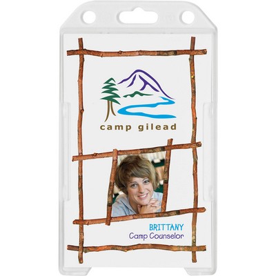 Plastic Single Card ID Holder