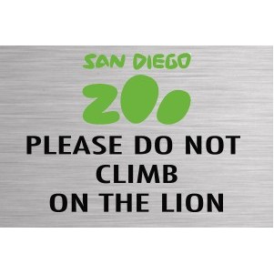 Deluxe Custom Plastic Sign (10 to 25 Sq. Inch)