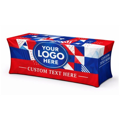 4' Full Print Fitted Table Cover (4'x24"x29")