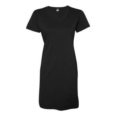 LAT® Women's V-Neck Fine Jersey Coverup