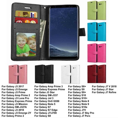 iBank ® Leatherette Case compatible with Galaxy S10 + Screen Protector