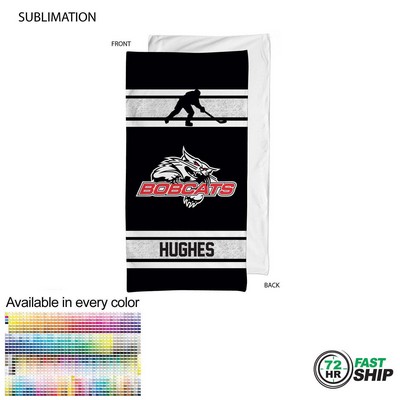 72 Hr Fast Ship - Team Towel in Plush and Soft Velour Terry Cotton Blend, (24"x48")