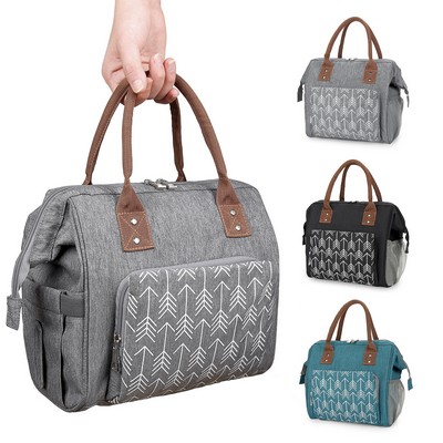 Portable Polyester Insulated Lunch Bag