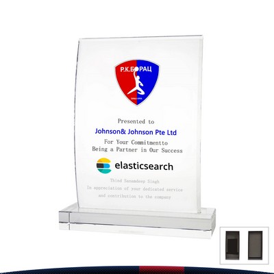 Rosam Curved Rectangle Award - LARGE