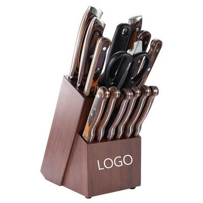 Knife Storage Block Without Knives 14-Slot